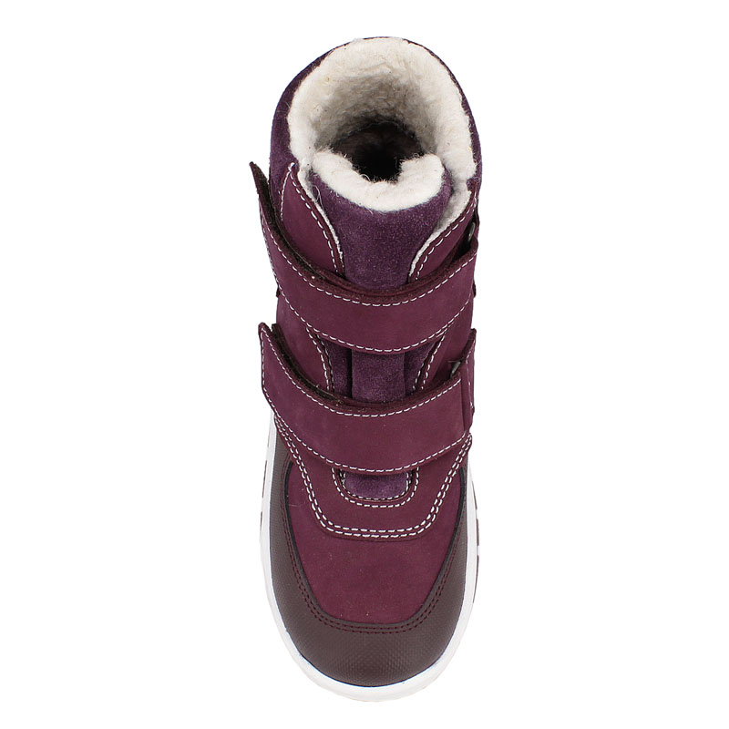 Ботинки, артикул 2132, цвет черничный купить в интернет-магазине Shoeslel с доставкой по России