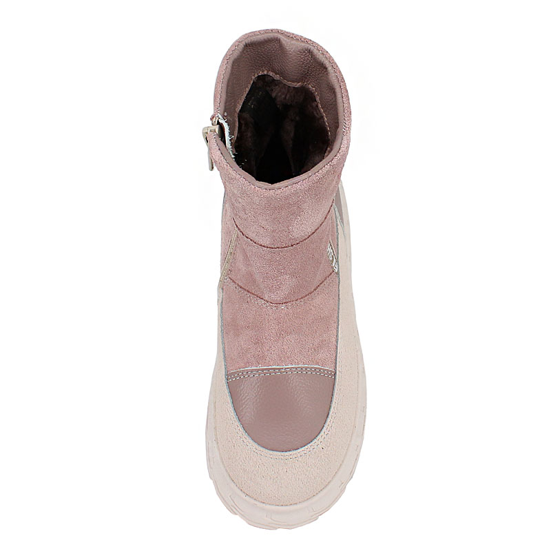 Сапожки, артикул 2135, цвет пыльно-розовый купить в интернет-магазине Shoeslel с доставкой по России