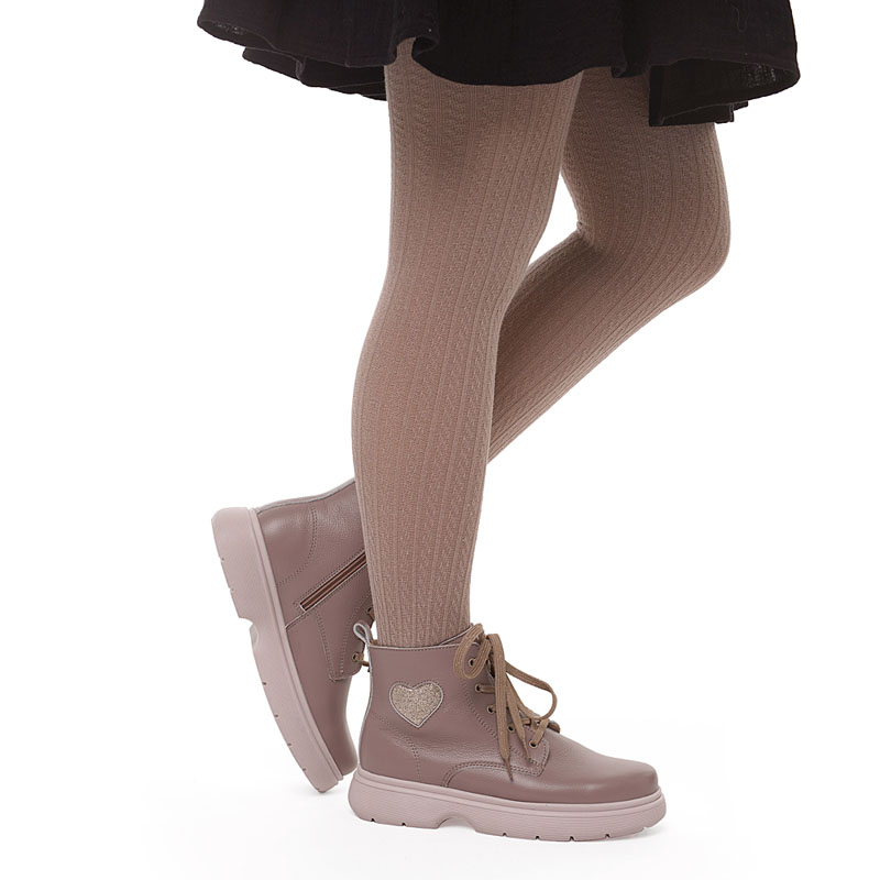 Ботинки, артикул 2145, цвет пыльно-розовый купить в интернет-магазине Shoeslel с доставкой по России