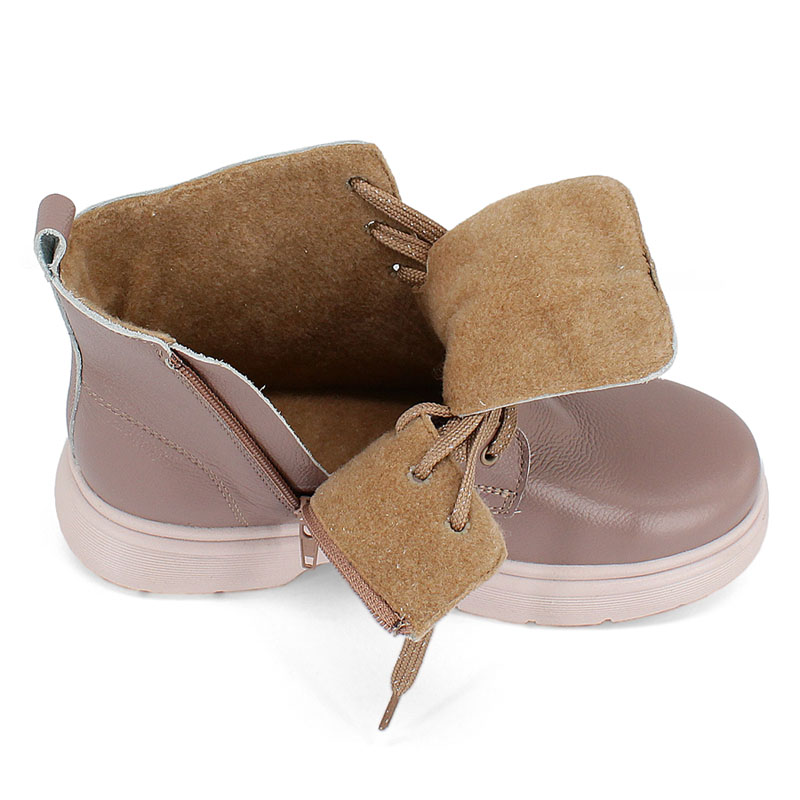 Ботинки, артикул 2145, цвет пыльно-розовый купить в интернет-магазине Shoeslel с доставкой по России