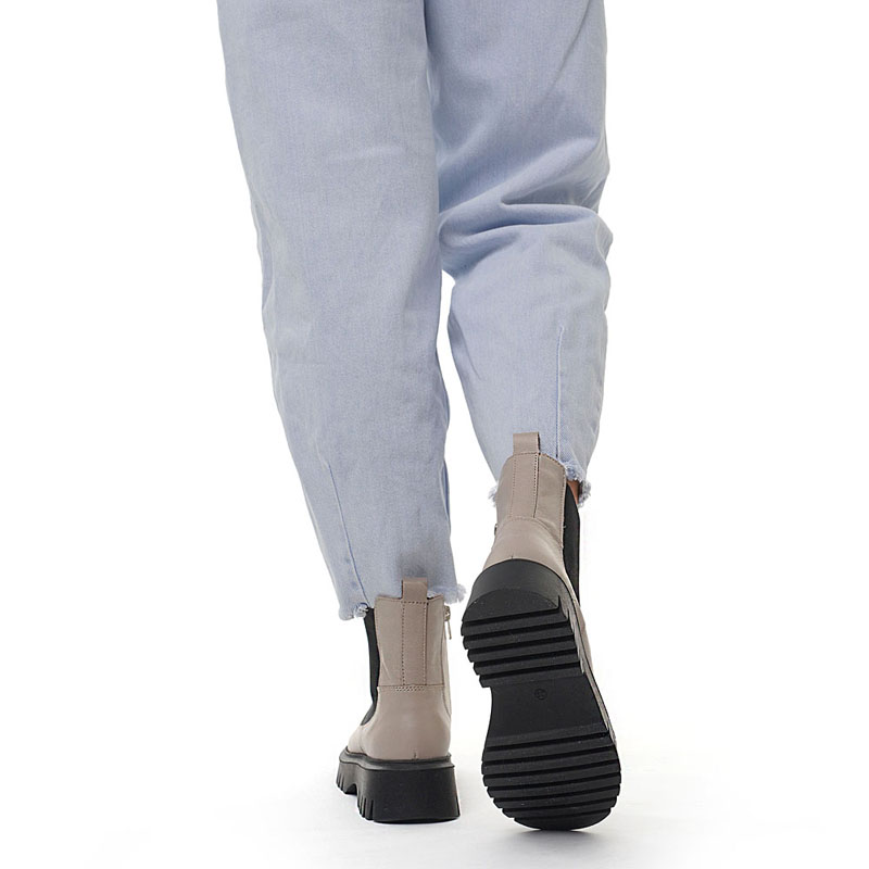 Ботинки, артикул 2153, цвет бежевый купить в интернет-магазине Shoeslel с доставкой по России