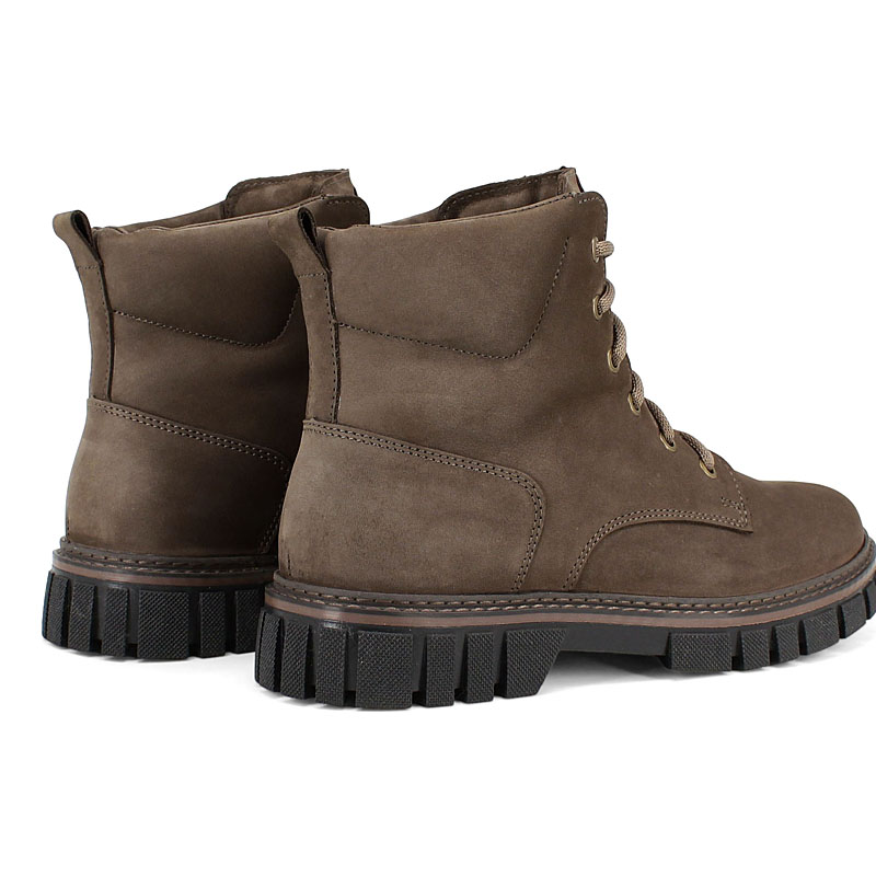 Ботинки, артикул 2415, цвет оливковый купить в интернет-магазине Shoeslel с доставкой по России