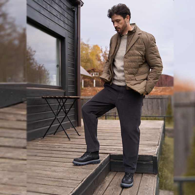 Ботинки, артикул 2420, цвет черный купить в интернет-магазине Shoeslel с доставкой по России