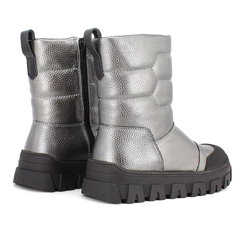 Сапоги, артикул 2422, цвет темно-сербряный купить в интернет-магазине Shoeslel с доставкой по России