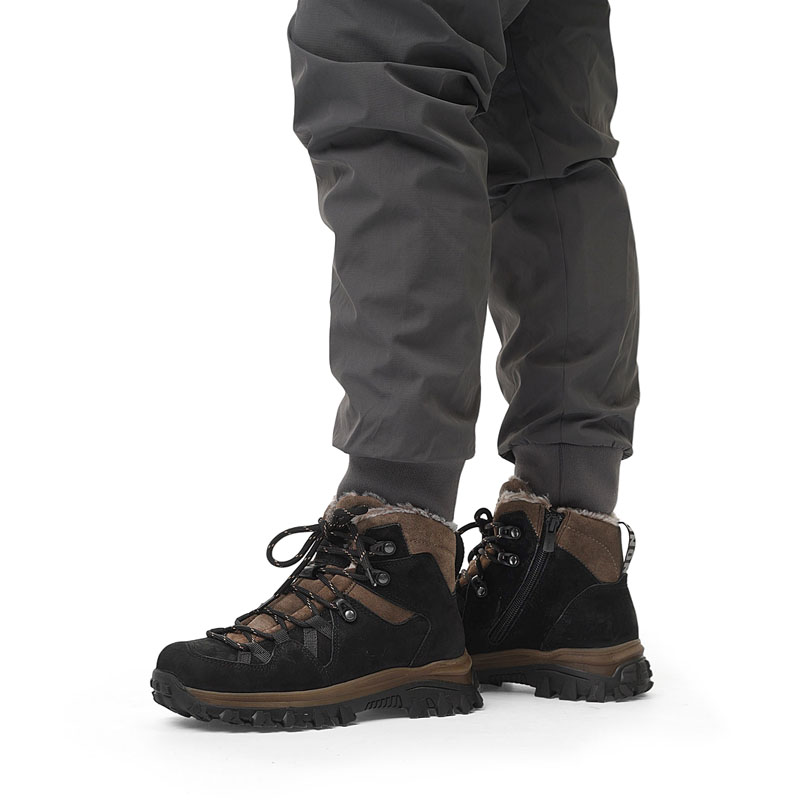 Ботинки, артикул 2429, цвет черно-бежевый купить в интернет-магазине Shoeslel с доставкой по России