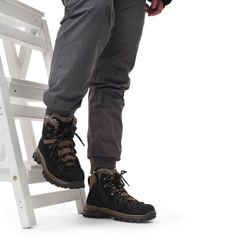 Ботинки, артикул 2429, цвет черно-бежевый купить в интернет-магазине Shoeslel с доставкой по России