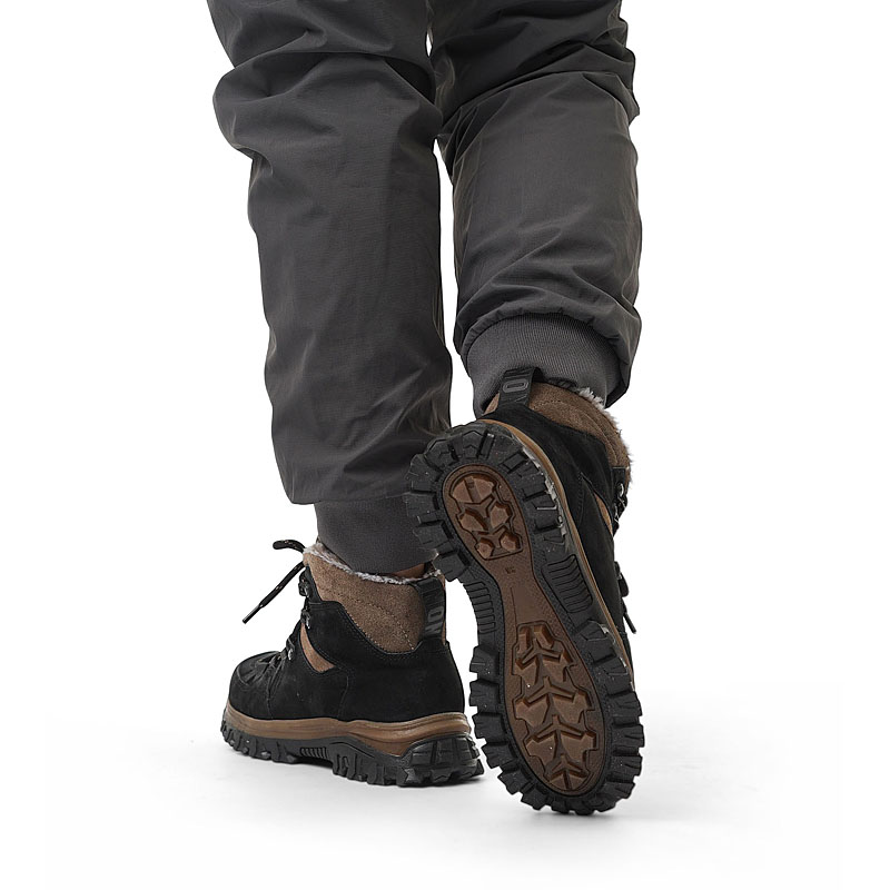 Ботинки, артикул 2429, цвет черно-бежевый купить в интернет-магазине Shoeslel с доставкой по России