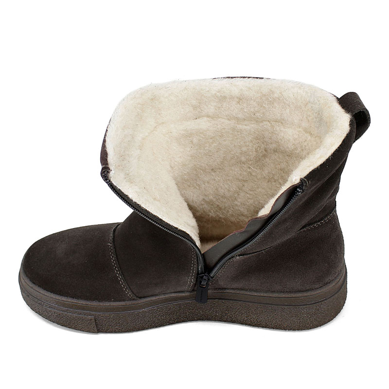 Полусапоги, артикул 2454, цвет темно-серый купить в интернет-магазине Shoeslel с доставкой по России