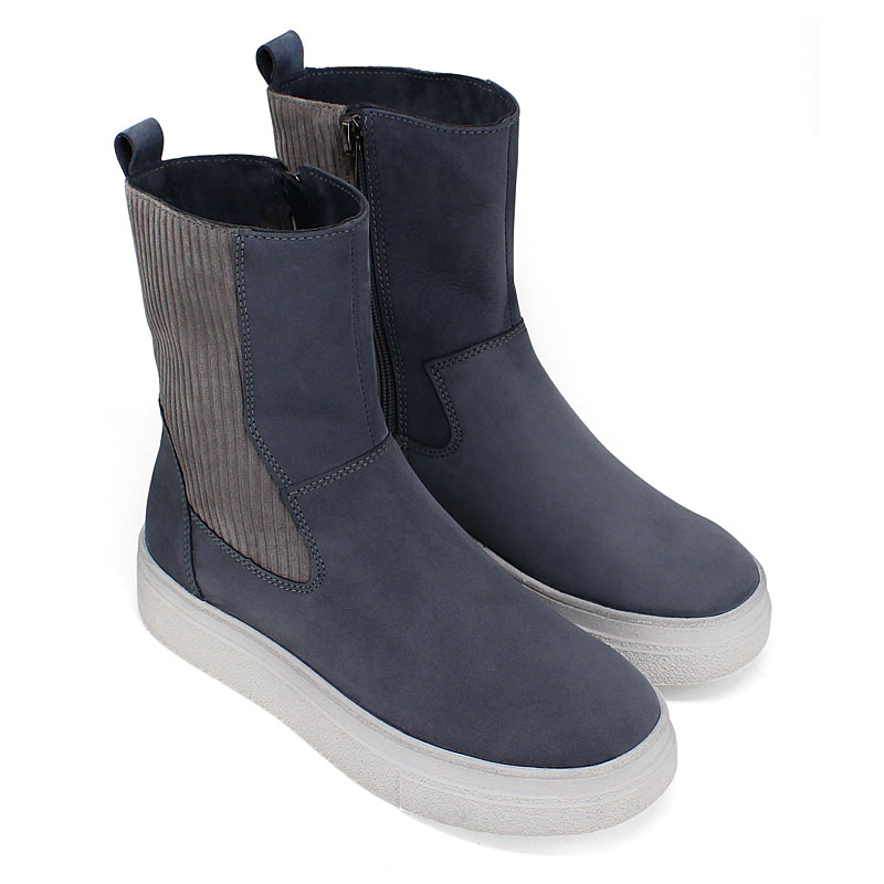 Сапоги, артикул 2472, цвет серо-голубой купить в интернет-магазине Shoeslel с доставкой по России