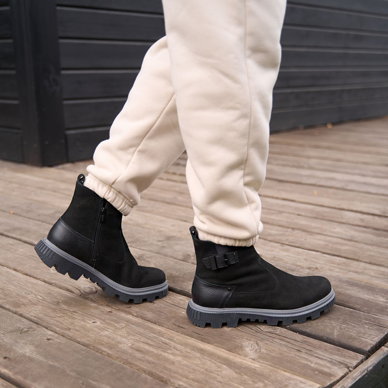 Ботинки, артикул 2473, цвет черный купить в интернет-магазине Shoeslel с доставкой по России