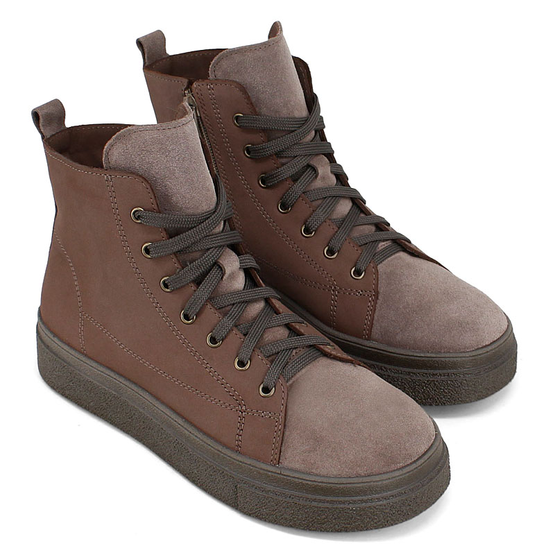 Ботинки, артикул 2474, цвет капучино купить в интернет-магазине Shoeslel с доставкой по России