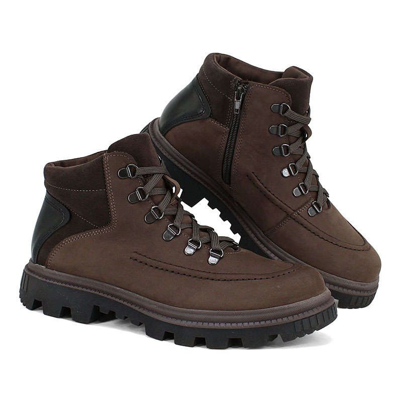 Ботинки, артикул 2476, цвет серо-коричневый купить в интернет-магазине Shoeslel с доставкой по России