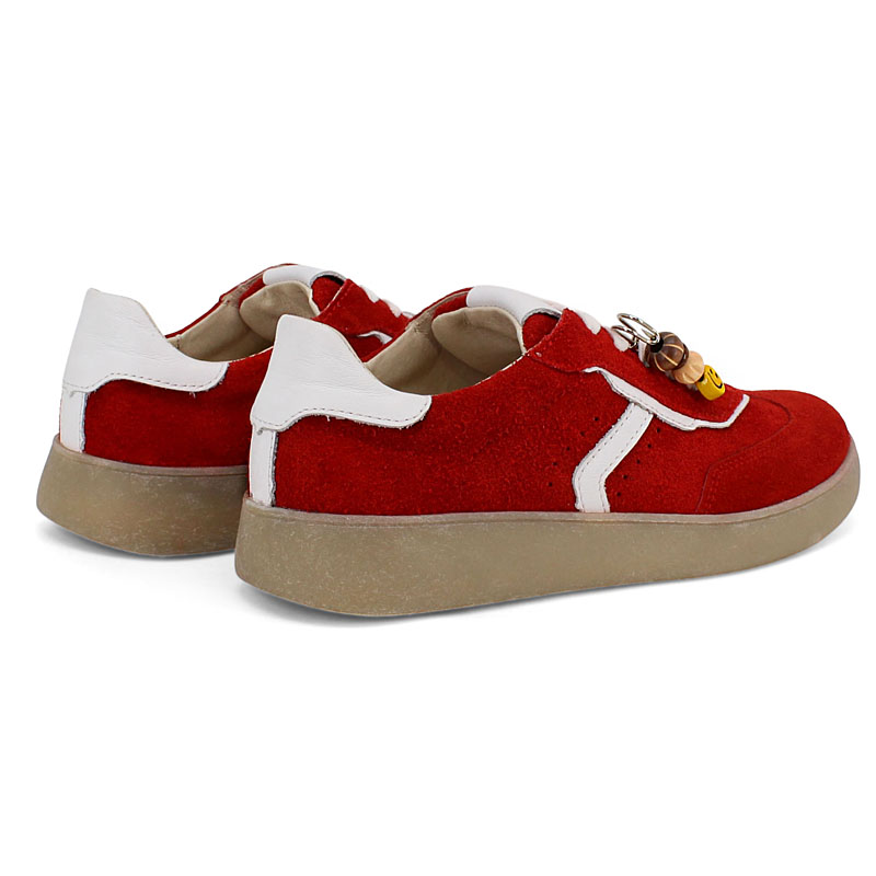 Полуботинки, артикул 2536, цвет красный купить в интернет-магазине Shoeslel с доставкой по России