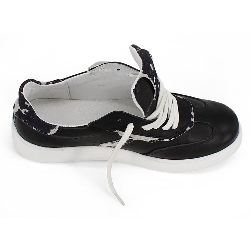 Полуботинки, артикул 2536, цвет хром, черный купить в интернет-магазине Shoeslel с доставкой по России