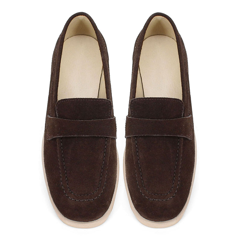 Туфли закрытые, артикул 2537, цвет шоколадный купить в интернет-магазине Shoeslel с доставкой по России