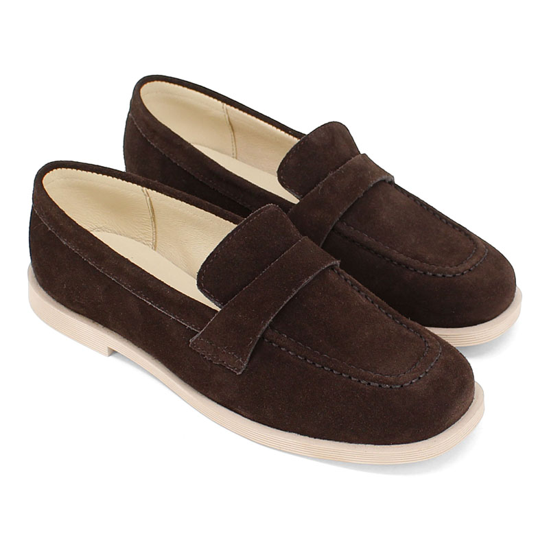 Туфли закрытые, артикул 2537, цвет шоколадный купить в интернет-магазине Shoeslel с доставкой по России