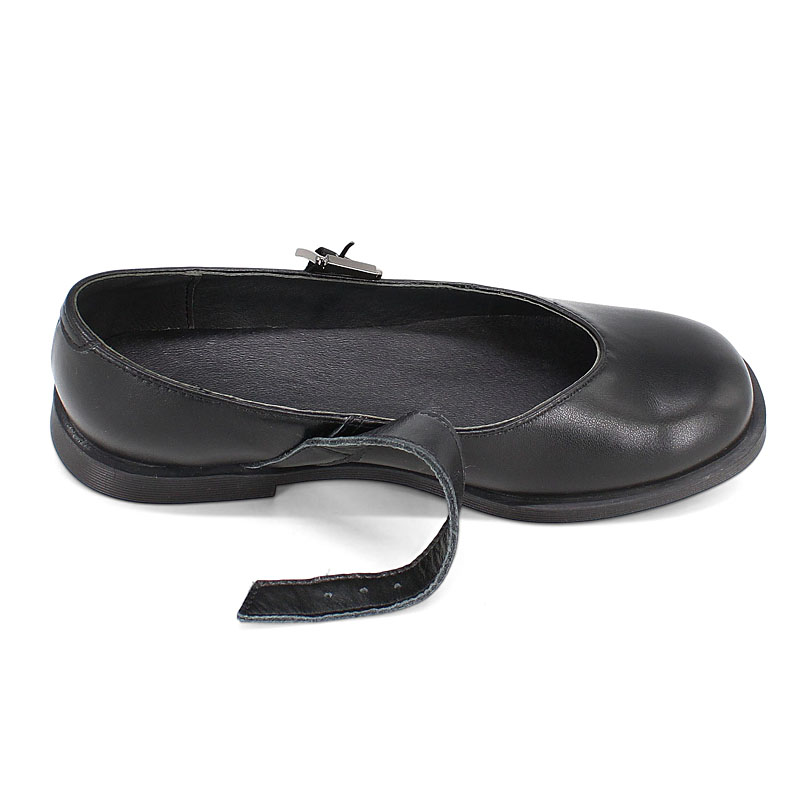 Туфли закрытые, артикул 2549, цвет черный купить в интернет-магазине Shoeslel с доставкой по России