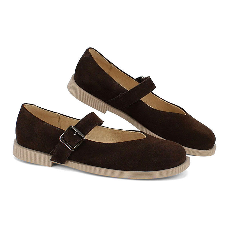 Туфли закрытые, артикул 2549, цвет шоколадный купить в интернет-магазине Shoeslel с доставкой по России