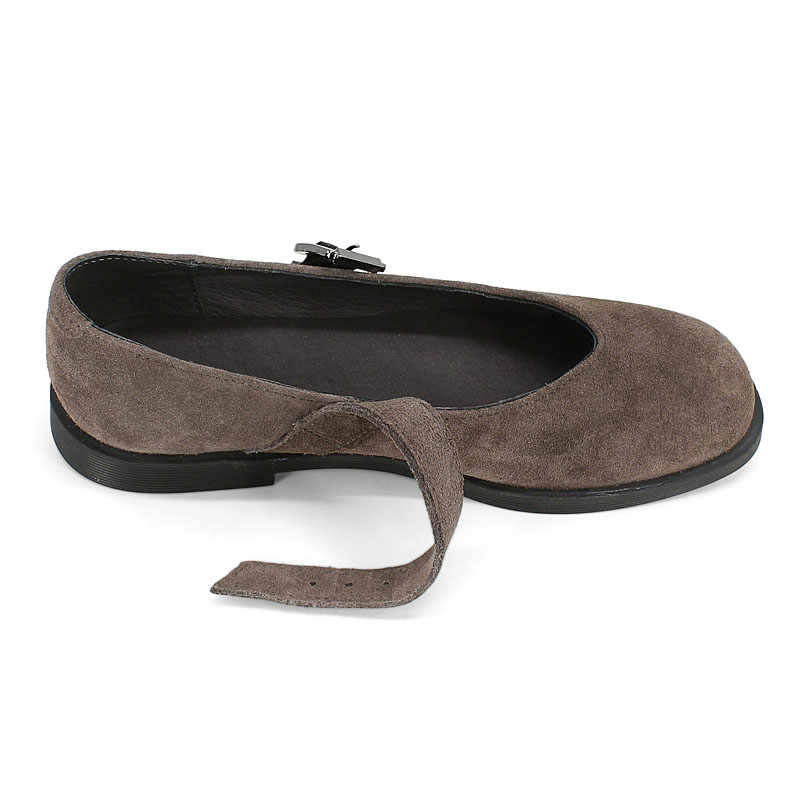 Туфли закрытые, артикул 2549, цвет серый купить в интернет-магазине Shoeslel с доставкой по России