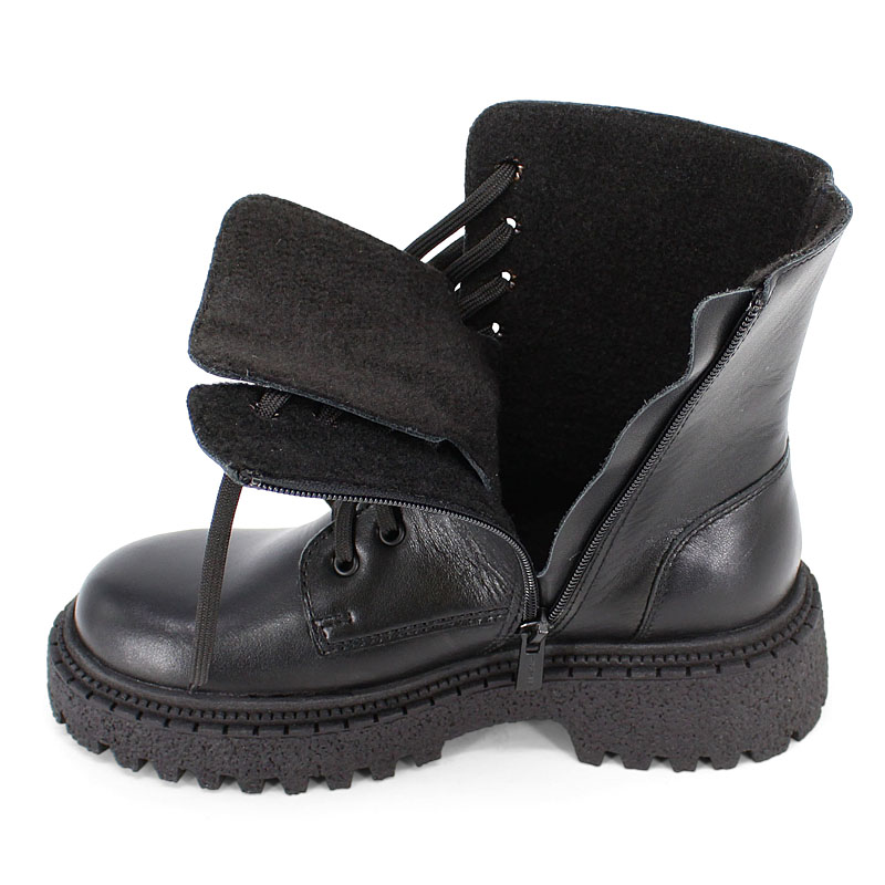 Ботинки, артикул 2552, цвет черный купить в интернет-магазине Shoeslel с доставкой по России