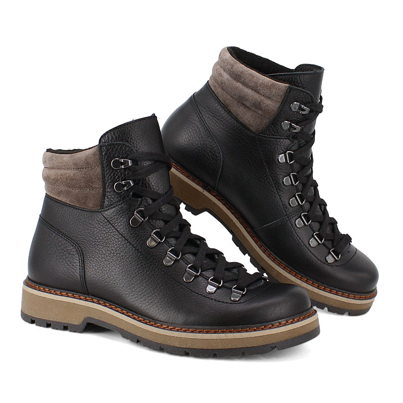 Ботинки, артикул 2572, цвет черный купить в интернет-магазине Shoeslel с доставкой по России